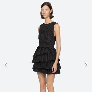 Sea New York Thalia Mini Dress Black
